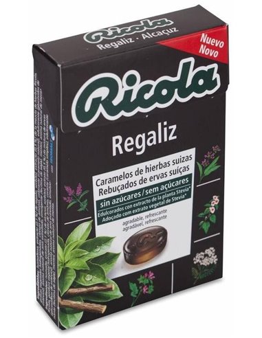 Ricola Caramelos Regaliz 50Gr. S/A de Ricola