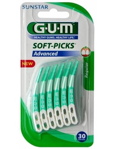 Cepillo Interdental Soft Picks Regular 30Un Verde de Gum