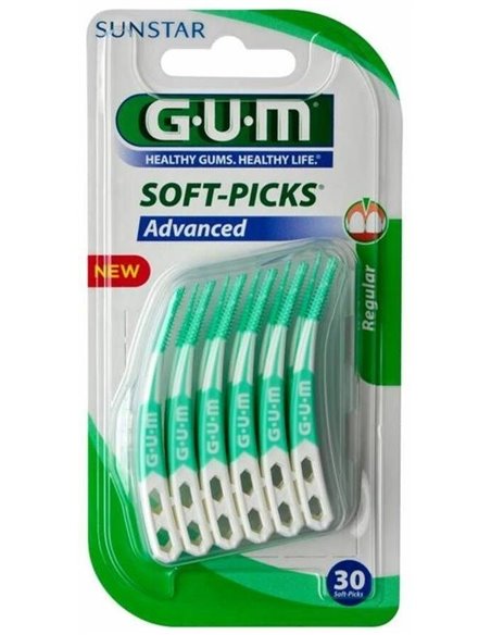 Cepillo Interdental Soft Picks Regular 30Un Verde de Gum