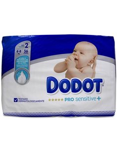 Dodot Pañal Inf Pro Sensitive T2 4-8 Kg 36 U de Dodot