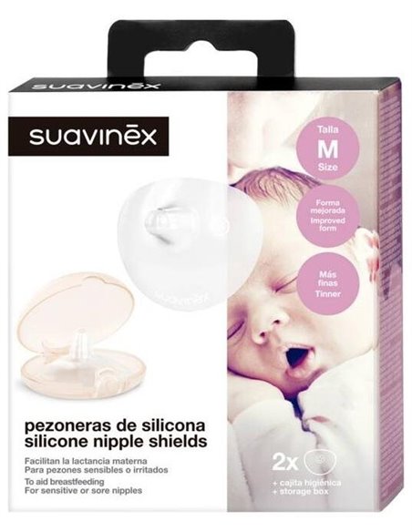 Pezonera Sili T/M 20Mm 2 Unidades de Suavinex