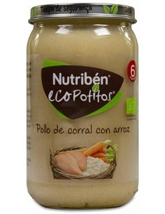 Nutriben Eco Potito Pollo Corral Arroz 235Gr.+6M de Nutriben