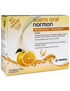 Suero Oral Normon Naranja Pack 2 Bricks X 250Ml de Normon