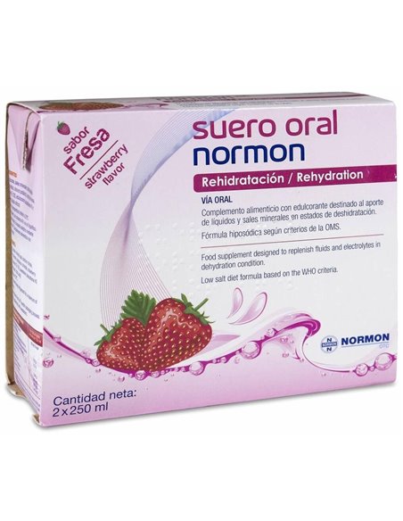 Suero Oral Normon Fresa 2 Bricks X 250Ml de Normon