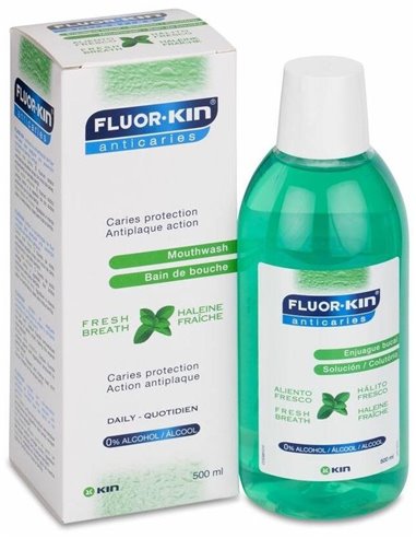 Fluor Kin Enguaje Diario Menta 500Ml 226 Ppm de Kin