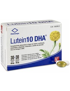 Lutein 10 Dha 30+30 Cápsulas  Ele2Pharma