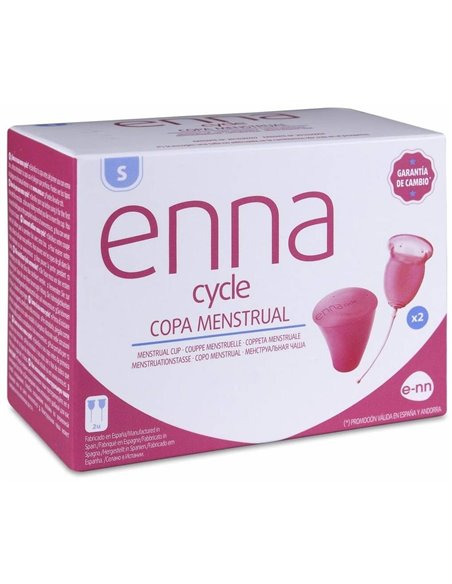 Enna Copa Menstrual (S) 2Copas+Caja Esteril de Enna Cycle