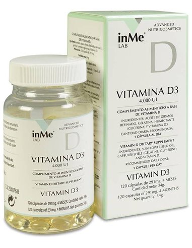 Inme Vitamina D3 120Cap. de Inme Lab