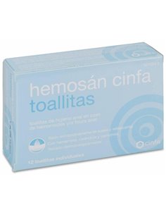 Hemosan Cinfa 12 Toallitas de Hemosan