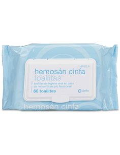 Hemosan Cinfa 60 Toallitas de Hemosan
