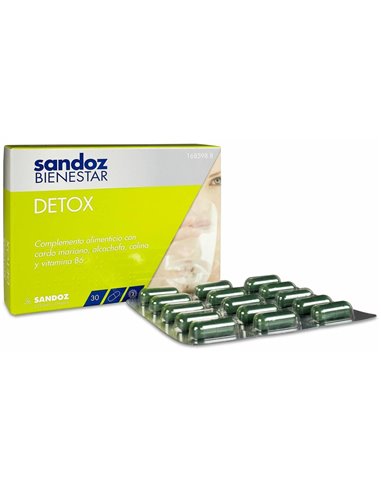 Sandoz Bienestar Detox 30 Caps de Sandoz Bienestar