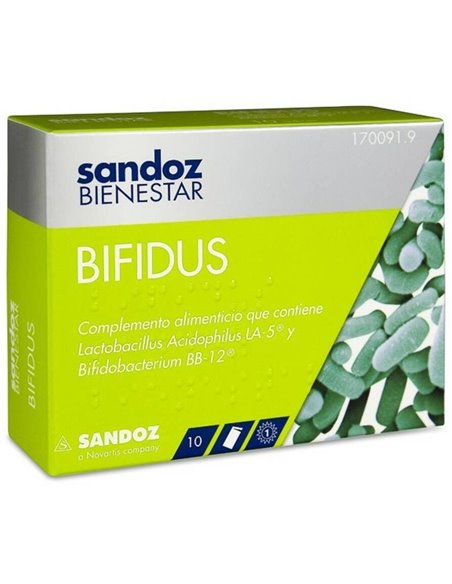 Sandoz Bienestar Bifidus 10 Sobres Monodosis de Sandoz Bienestar