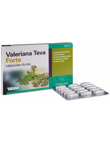 Valeriana Teva 450Mg 30Caps de Teva