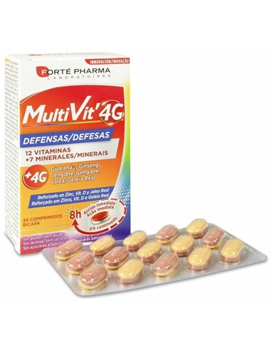 Multivit 4 G Defensas 30Comp. de Forte Pharma
