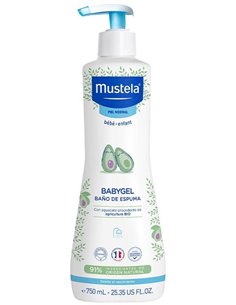 Babygel Baño De Espuma Bebe-Niño 750Ml. de Mustela