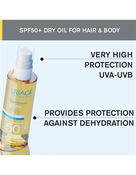 Bariesun Aceite Seco Spf50+ 200Ml. de Uriage