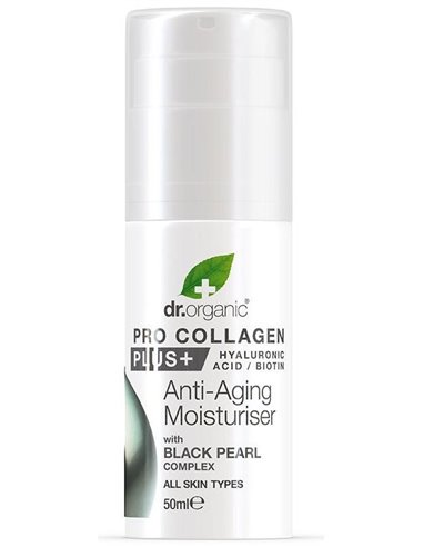 Crema Antiedad Pro-Collagen Plus Perla Negra 50Ml. de Dr. Organic