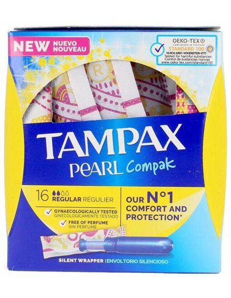 Tampax Compak Pearl Regular 16Ud Tampax
