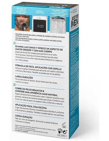 Just For Men Bigote Barba Castaño Claro M25 de Just For Men