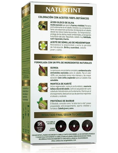 Naturtint Biobased 5M Castaño Claro Caoba de Naturtint