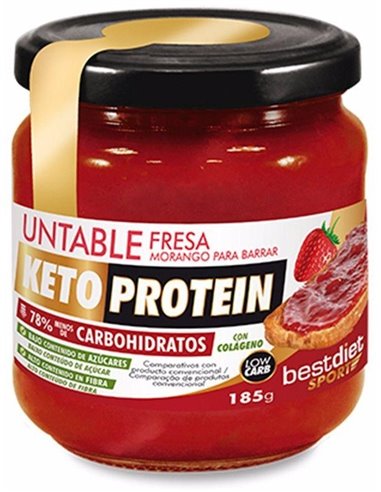 Mermelada De Fresa 185 Gramos Keto Protein
