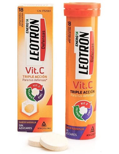 Leotron Vitamina C 18Comp Eferv de Leotron