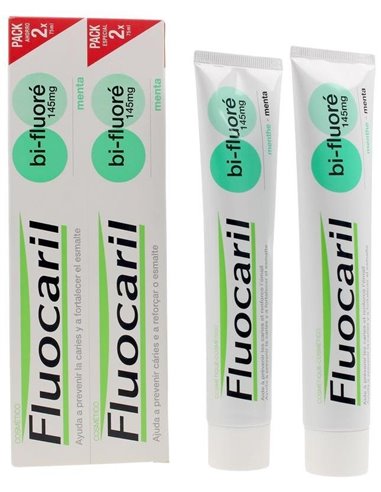 Fluocaril Bi-Fluore Duplo 145Mg. Menta 2X75Ml. de Fluocaril