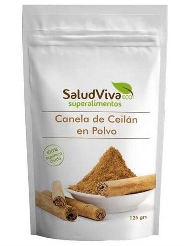 Canela De Ceilan  En Polvo 125Gr. Bio Sg S/A Vegan de Salud Viva
