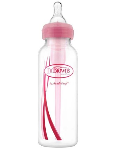 Biberon Options B/Estre Sili Redon +0M 250Ml Rosa de Dr. Brown´S