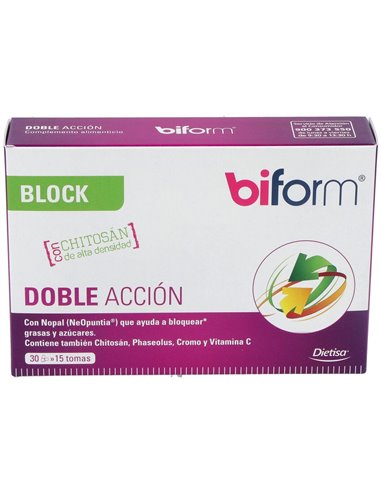 Biform Doble Block Vegano 30Cap. de Dietisa (Dielisa)