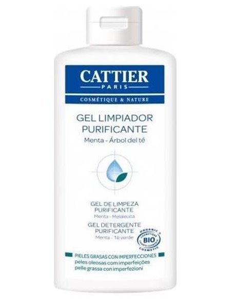 Gel Limpiador Purificante Con Tea Tree 200Ml de Cattier