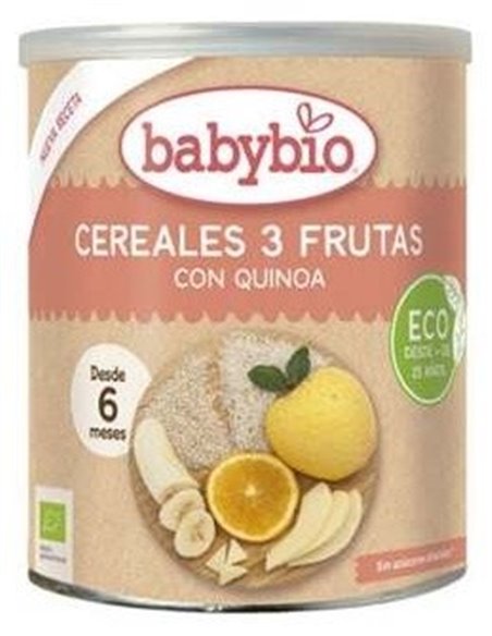 Cereales 3 Frutas  Con Quinoa 6Meses 220Gr Bio S/A de Babybio