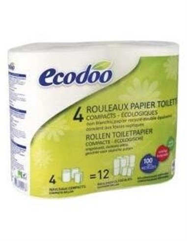 Papel Higienico Compacto 4Ud. de Ecodoo