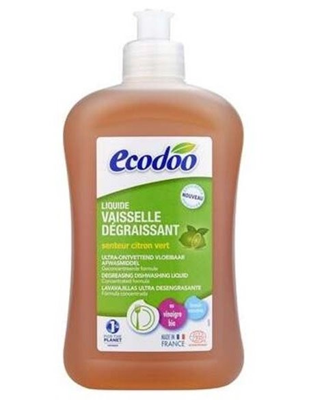 Lavavajillas Desengrasante Limon Verde 500Ml. de Ecodoo