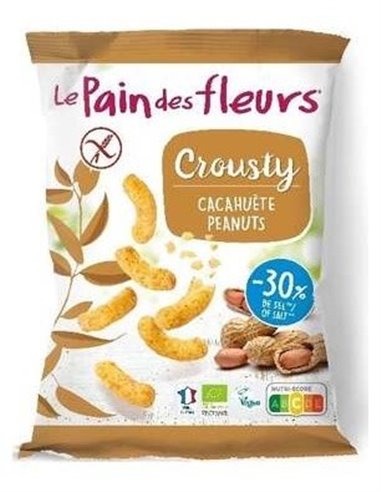 Ganchito Crousty Cacahuete 75Gr. Bio Sg Vegan de Le Pain Des Fleurs