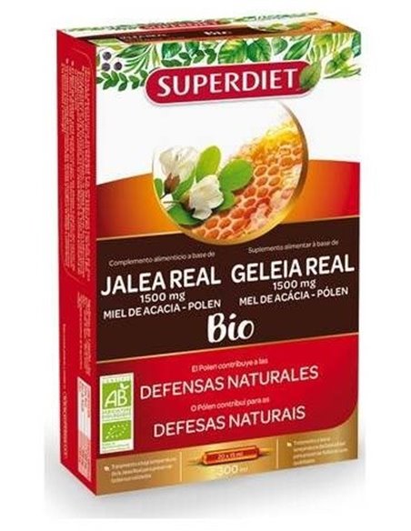 Jalea Real Fresca 1500Mg. 20Amp. de Superdiet