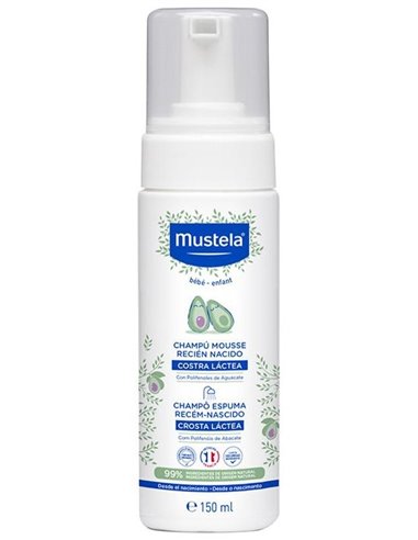 Champu Mousse Recien Nacido 150Ml. de Mustela