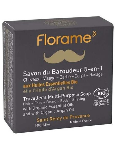 Jabon Viajero 5 En 1 Hombre 100Gr. de Florame