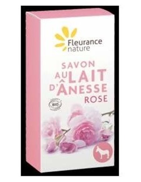 Jabon Leche De Burra Perfume De Rosa 100Gr. de Fleurance Nature