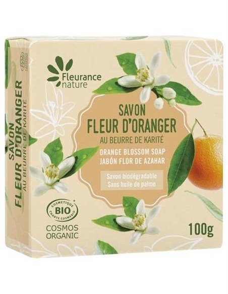 Jabon Perfumado Flor De Naranjo Pastilla 100Gr. de Fleurance Nature
