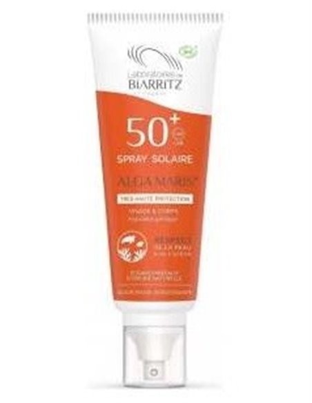 Spray Solar Cara & Cuerpo 150 Spf 50+ Biarritz 150 Ml de Alga Maris - Lab. Biarritz