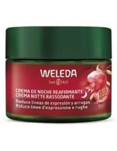 Crema de Noche Reafirmante de Granada y Péptidos de Maca 40ml  de Weleda