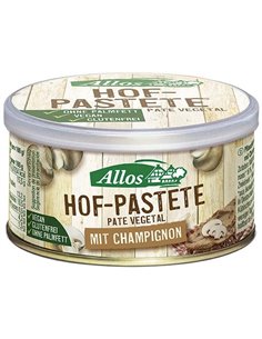 Pate Vegetal Con Champiñones 125Gr. Bio Vegan de Allos