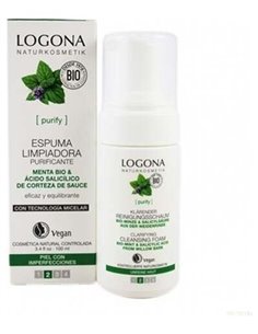 Espuma Limp. Micelar Menta-Acido Silicilico 100Ml. de Logona