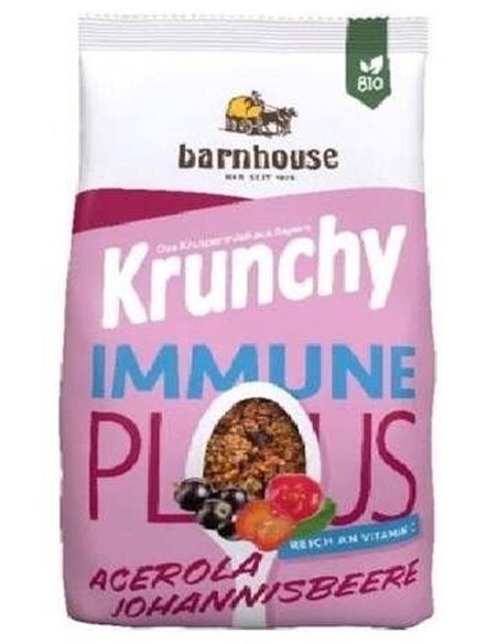 Muesli Krunchy Immune Plus Grosella  325 Gr Bio de Barnhouse