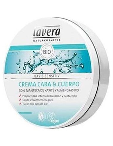 Basis Sensitiv Crema Cara Y Cuerpo 150Ml. de Lavera