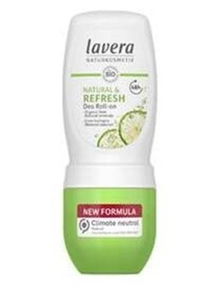 Desodorante Roll-On 48 Refresh & Natural 50Ml. de Lavera