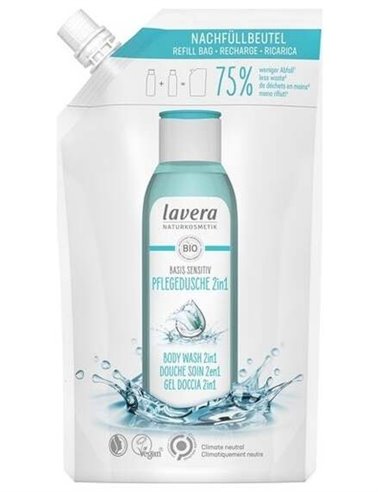 Basis Sensitiv Gel De Ducha-Champu  Recarga 500Ml. de Lavera