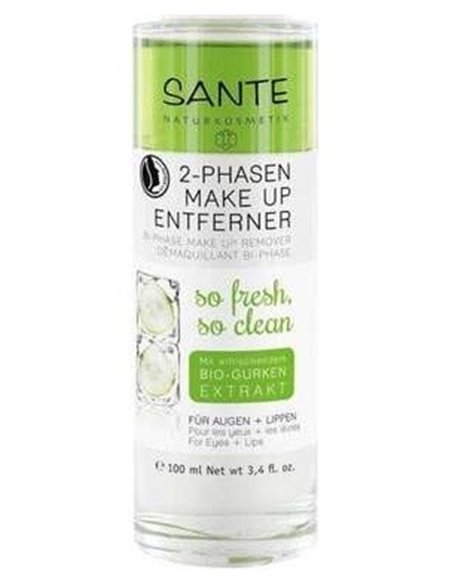 Desmaquillante Bifasico Ojos Y Labios 110Ml. de Sante Naturkosmetik