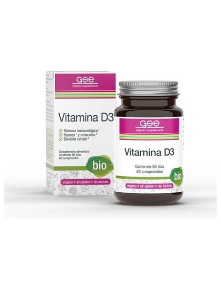 Vitamina D3 Bio de Gse Organic Supplements